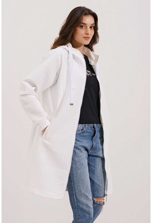 5138 Quilted Long Puffer Coat