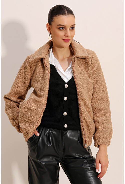 5175 Oversized Boucle Jacket