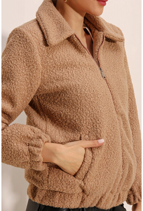 5175 Oversized Boucle Jacket