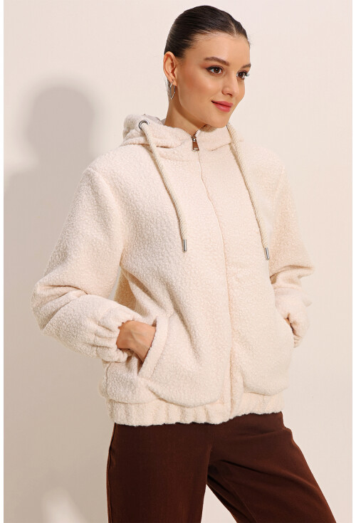 5180 Wide Fit Hooded Coat
