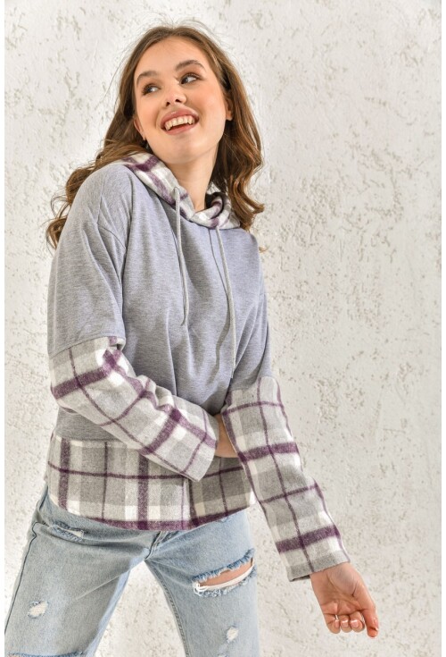 55381 Kapşonlu Sweatshirt