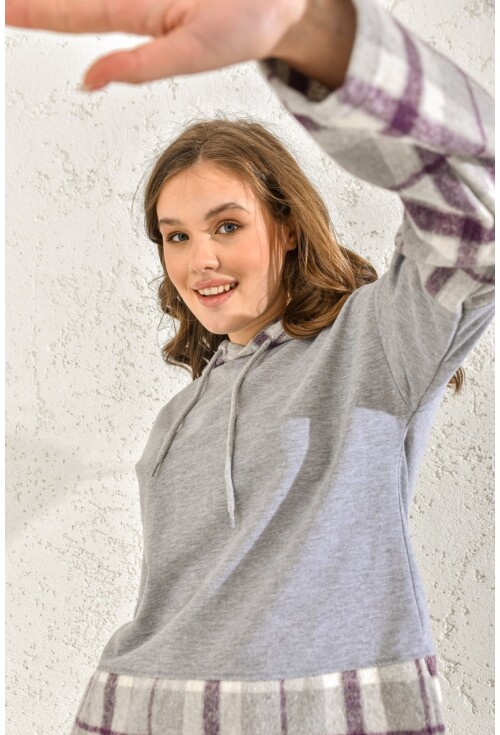 55381 Kapşonlu Sweatshirt