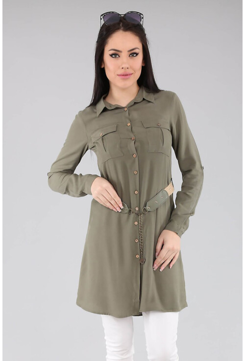 5600 Safari Cep Tunik