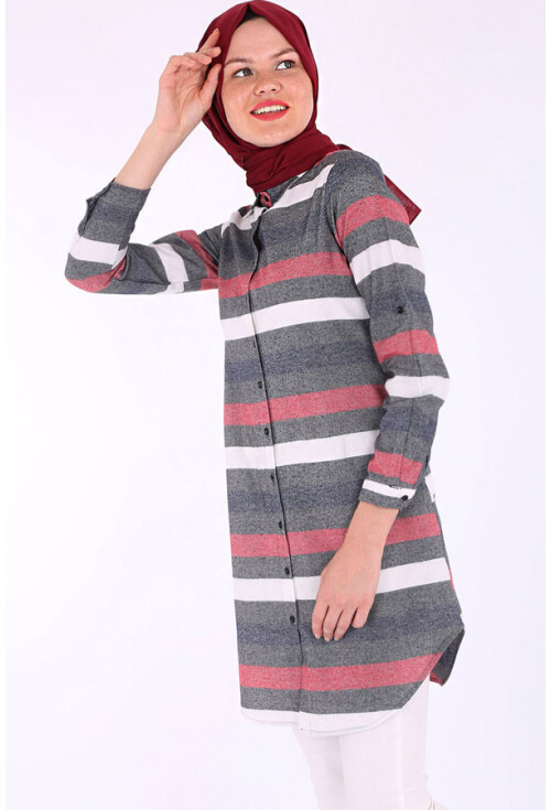5683 Pamuklu Tunik Boy Gömlek
