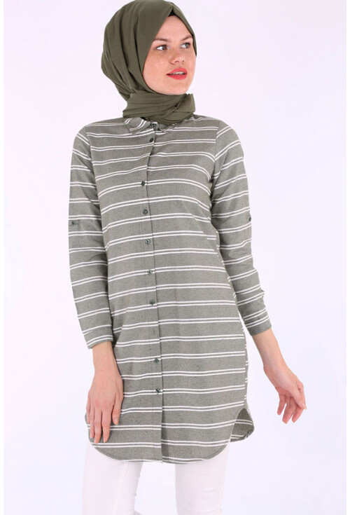5683 Pamuklu Tunik Boy Gömlek