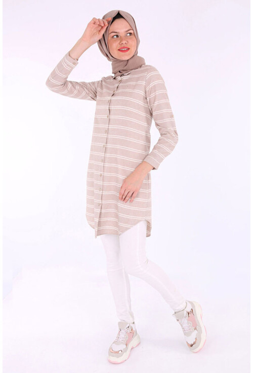 5683 Pamuklu Tunik Boy Gömlek