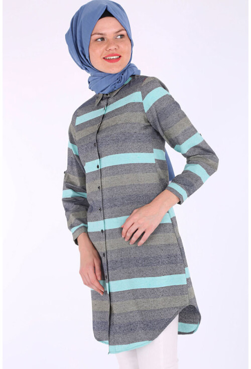 5683 Pamuklu Tunik Boy Gömlek