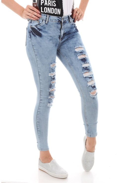 6326 Slopet Kemerli Kot Pantolon