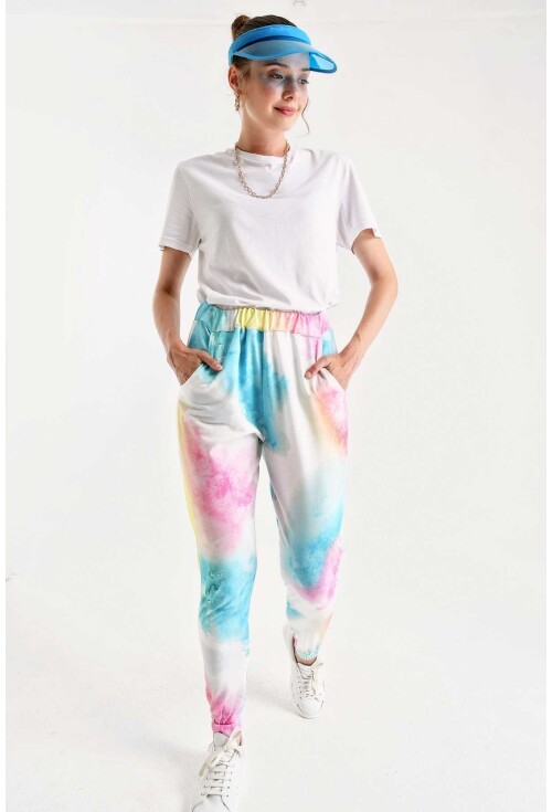 6485  Batik Desen Jogger Pantolon
