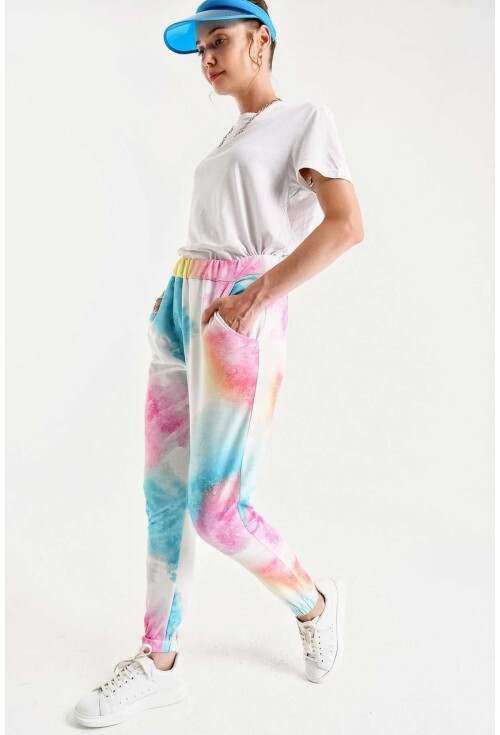6485  Batik Desen Jogger Pantolon