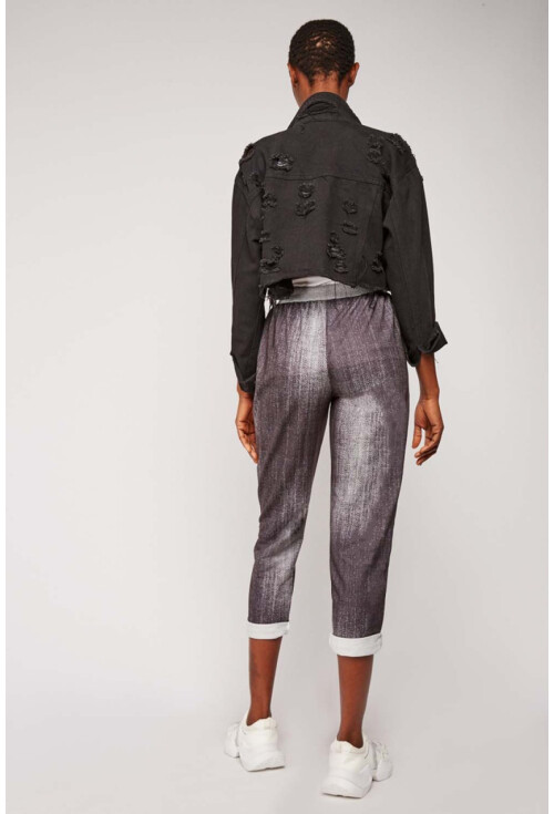 6508 Baskılı Jogger Pantolon