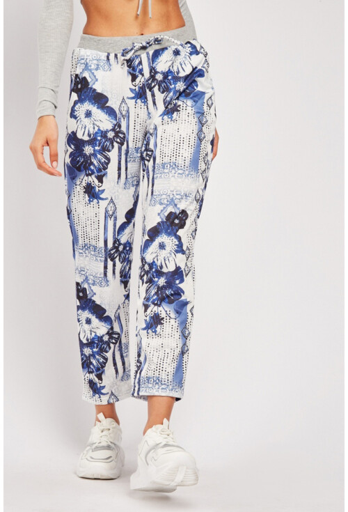 6508 Baskılı Jogger Pantolon