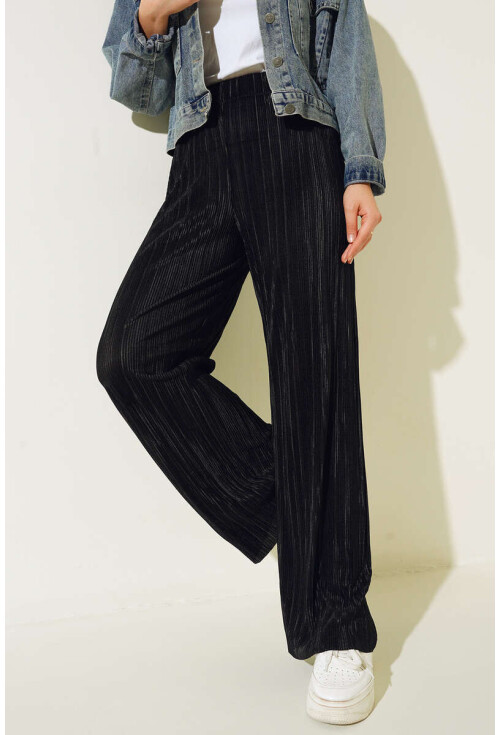 6606 Piliseli Parlak Pantolon