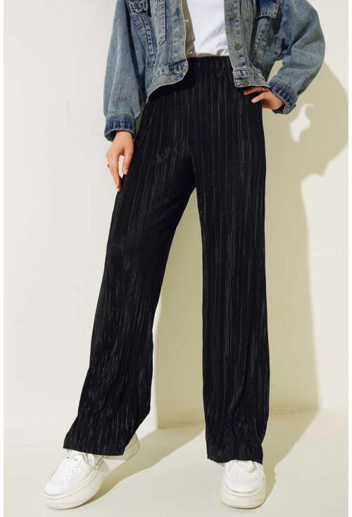 6606 Piliseli Parlak Pantolon