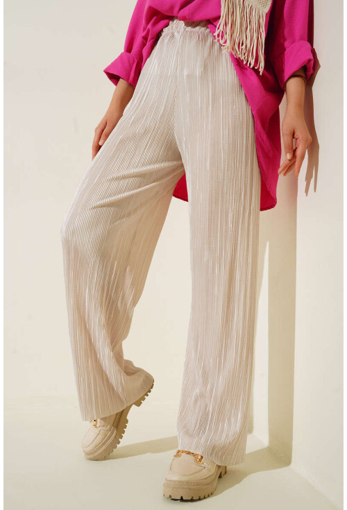 6606 Piliseli Parlak Pantolon