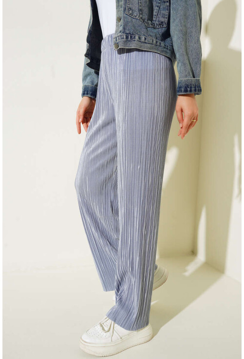 6606 Piliseli Parlak Pantolon