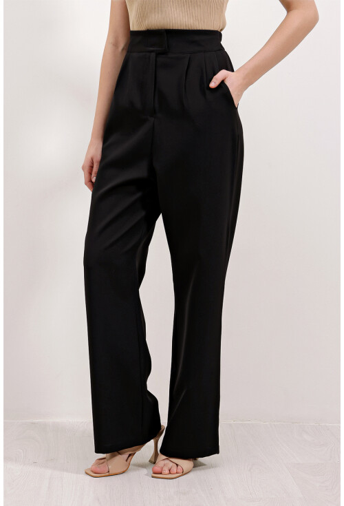 6612 High-Waist Fabric Pants