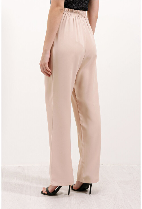 6612 High-Waist Fabric Pants