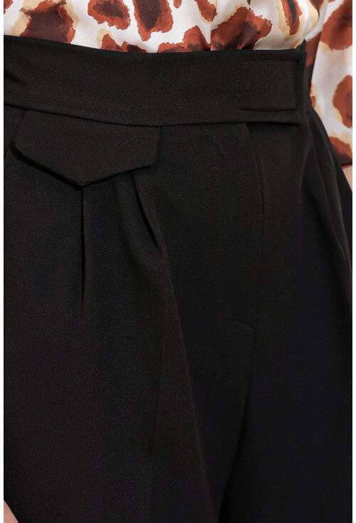 6645 High-Waist Velcro Palazzo Pants