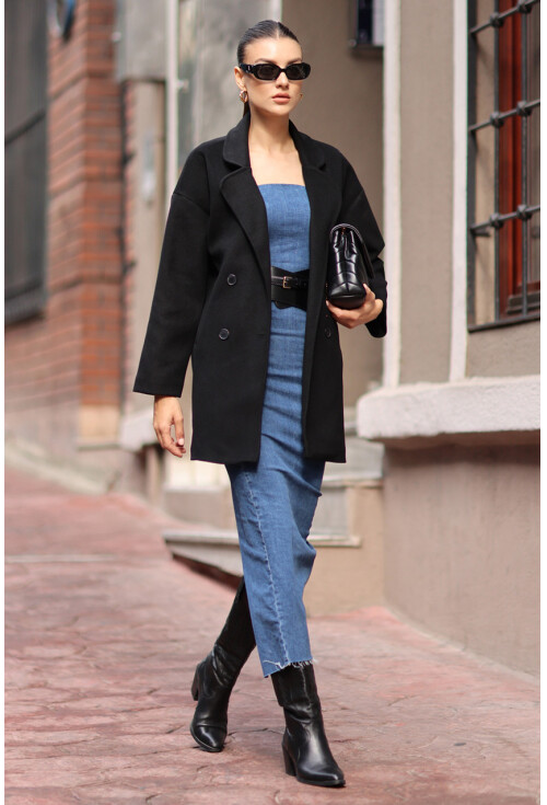 9116 Double-Breasted Wool Coat