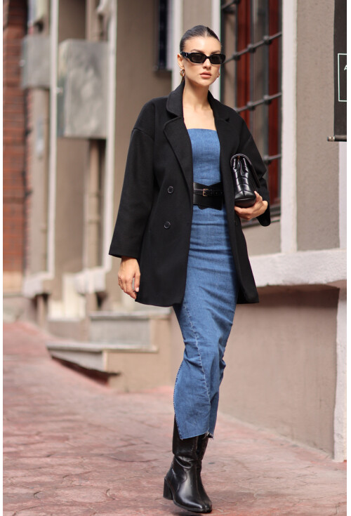 9116 Double-Breasted Wool Coat