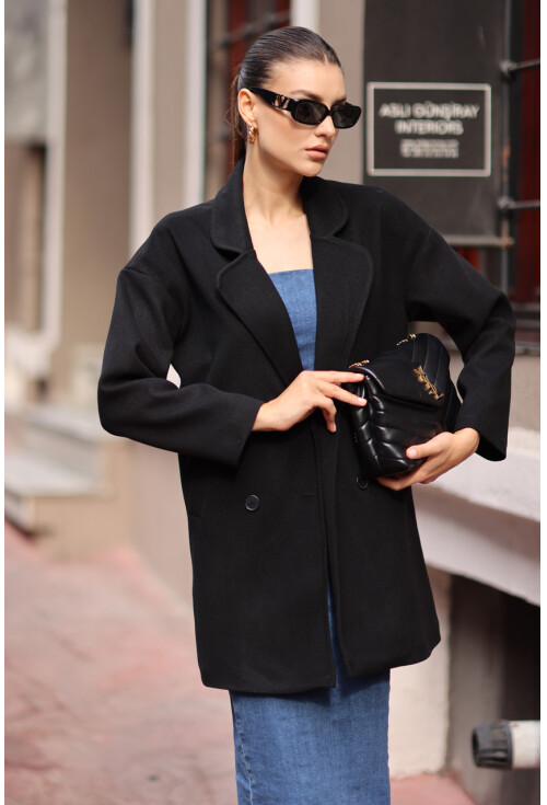 9116 Double-Breasted Wool Coat