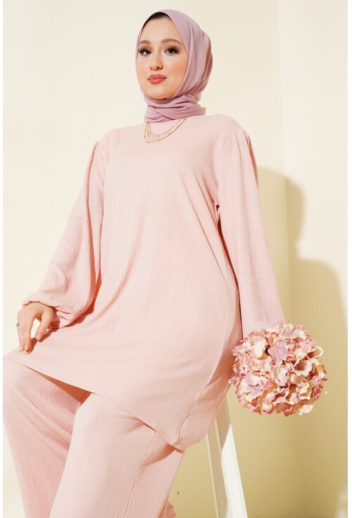 Kadın Tunik Pantolon Alt Üst Takım 6663