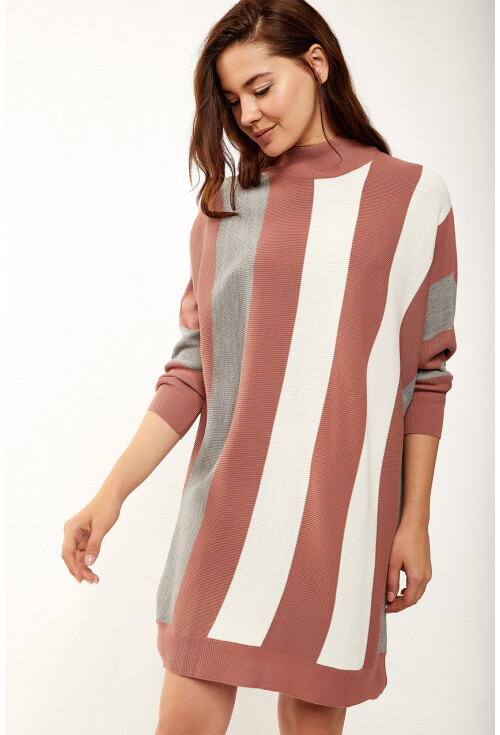 15613 Blok Desen Triko Tunik