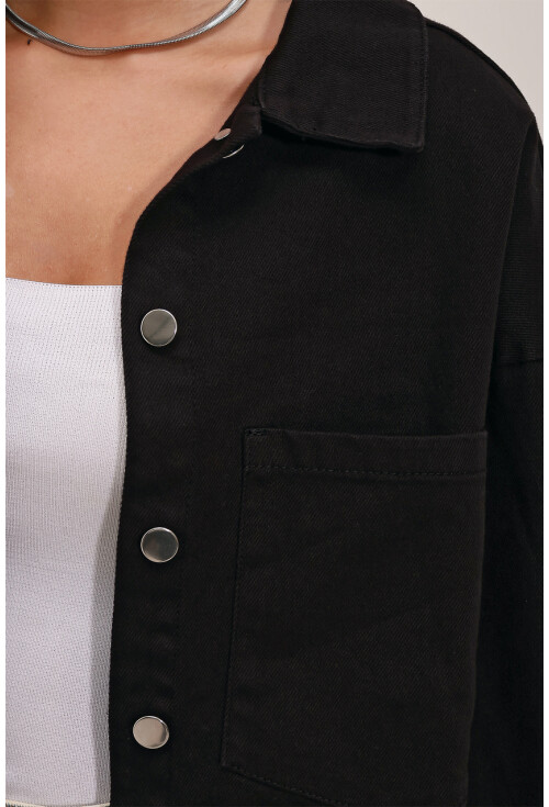 20192 Oversize Gabardin Gömlek Ceket