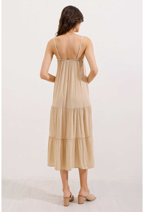 2403 Strappy Midi Dress