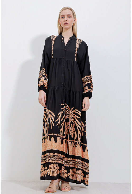 2423 Authentic Patterned Dress