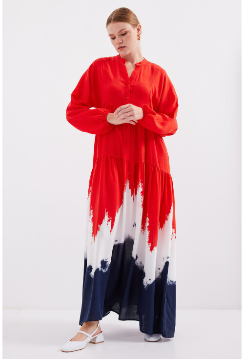 2423 Authentic Patterned Dress