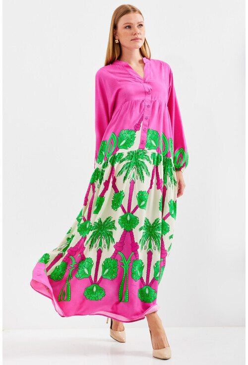 2423 Authentic Patterned Dress