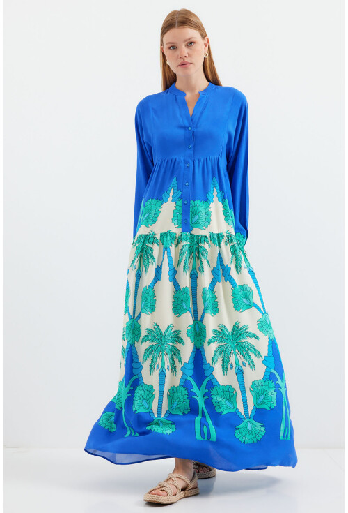 2423 Authentic Patterned Dress