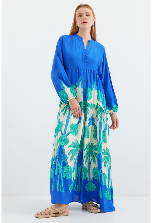 2423 Authentic Patterned Dress