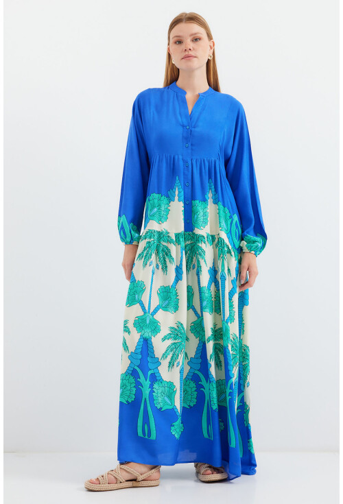 2423 Authentic Patterned Dress