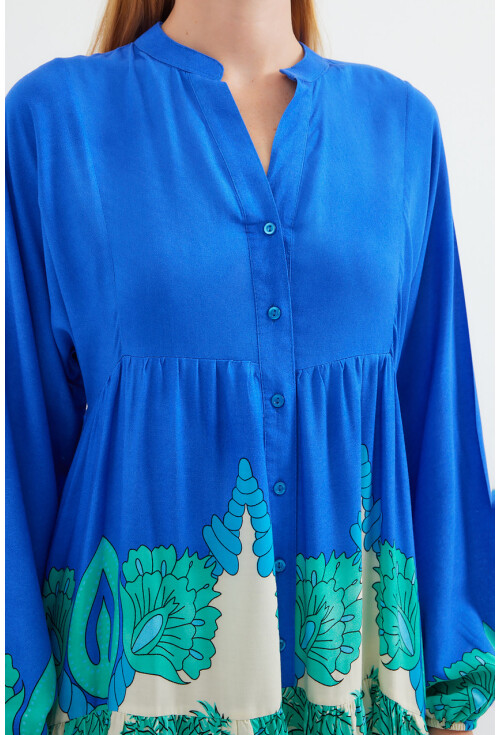 2423 Authentic Patterned Dress