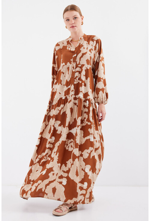 2423 Authentic Patterned Dress