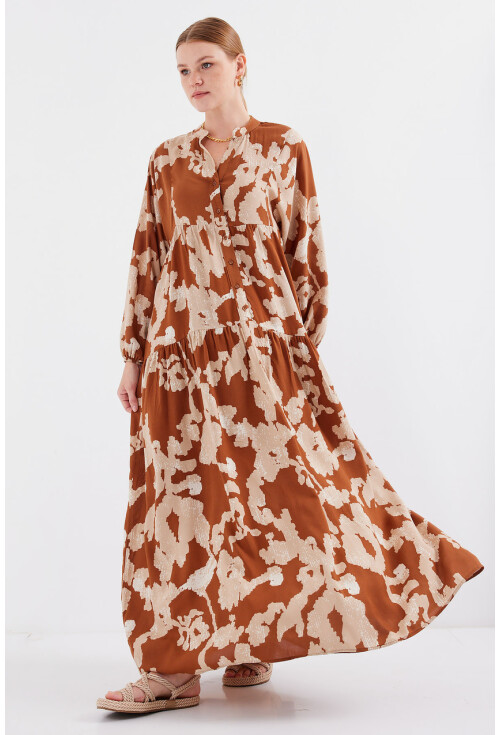 2423 Authentic Patterned Dress