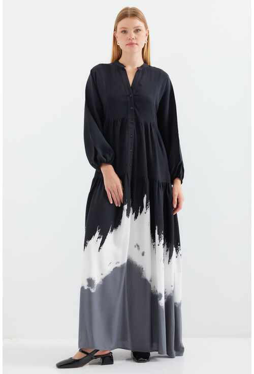 2423 Authentic Patterned Dress