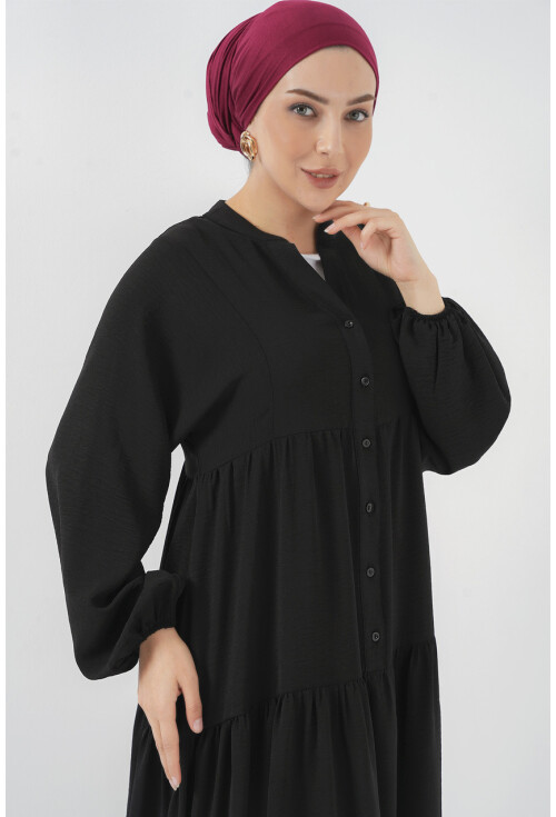 2527 Kadın Uzun Tesettür Elbise