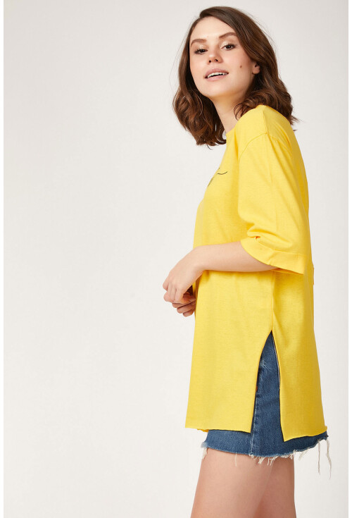 4157 Beautiful Yazılı T-Shirt