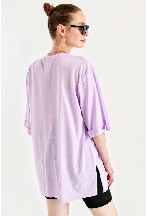 4157 Beautiful Yazılı T-Shirt