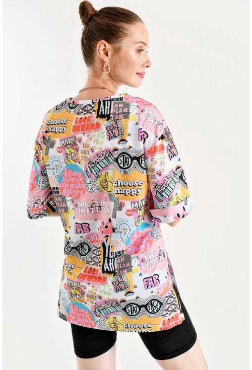 4165 Grafik Desen T-Shirt