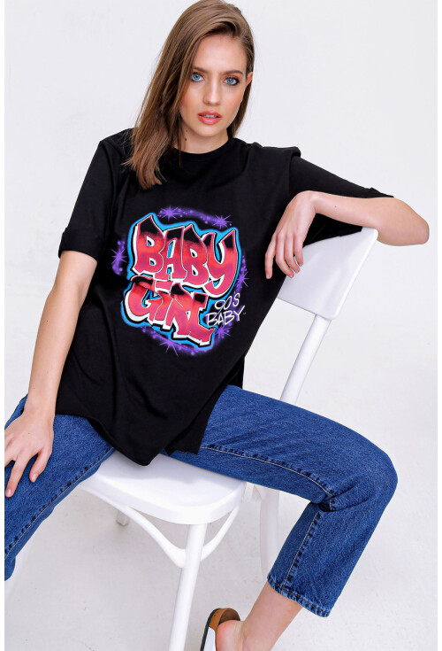 4294 Baby Girl Baskılı T-Shirt
