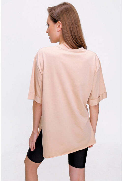 4296 Kaplan Baskılı T-Shirt