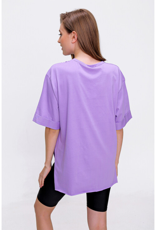 4296 Kaplan Baskılı T-Shirt