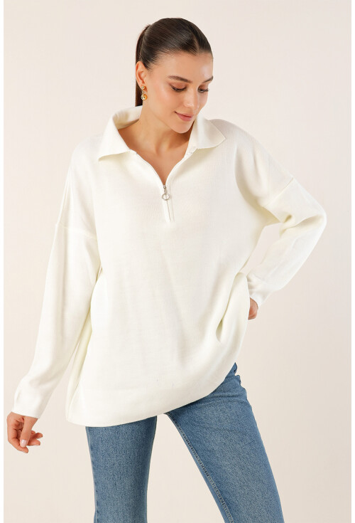 4512 Striped Oversized Sweater