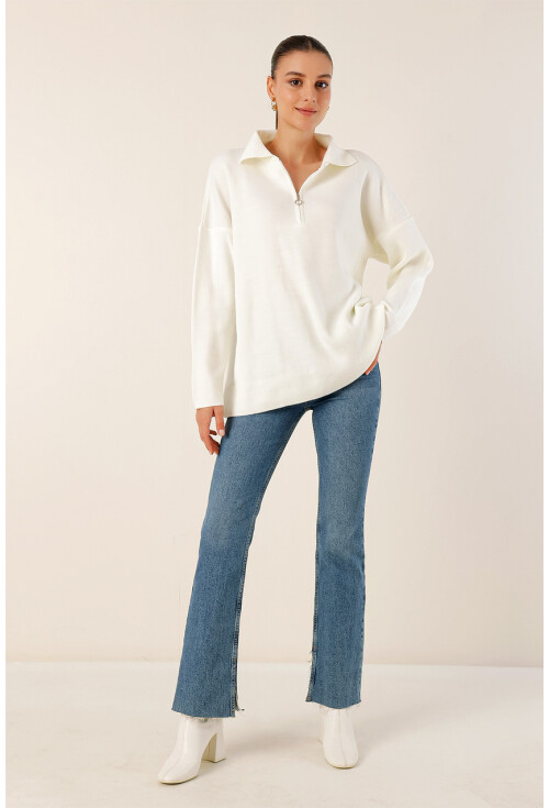 4512 Striped Oversized Sweater