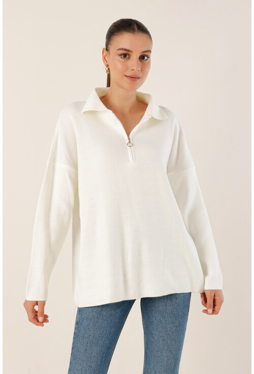 4512 Striped Oversized Sweater